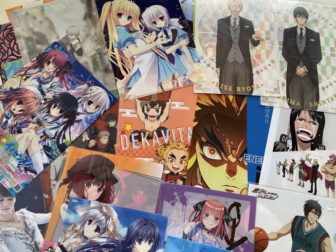 アニメグッズ ノンジャンル　クリアファイル　大量　まとめ売り