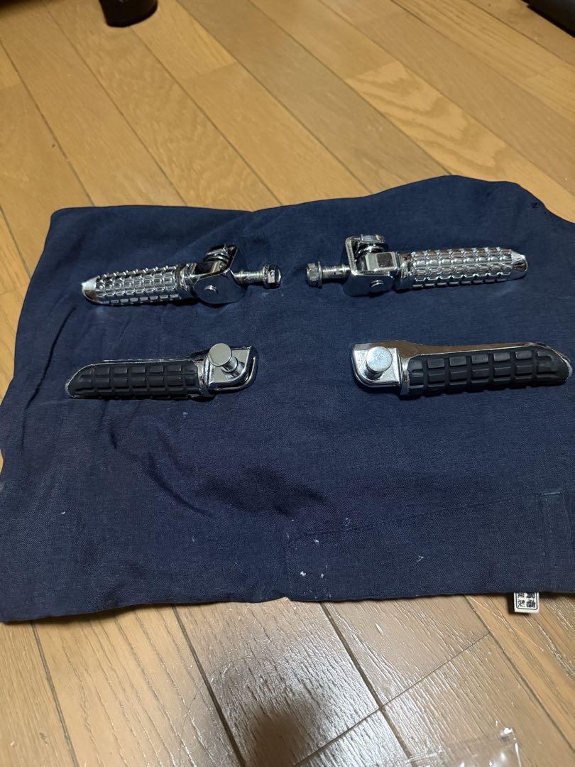 ゼファー400 純正ステップ　メッキ加工品