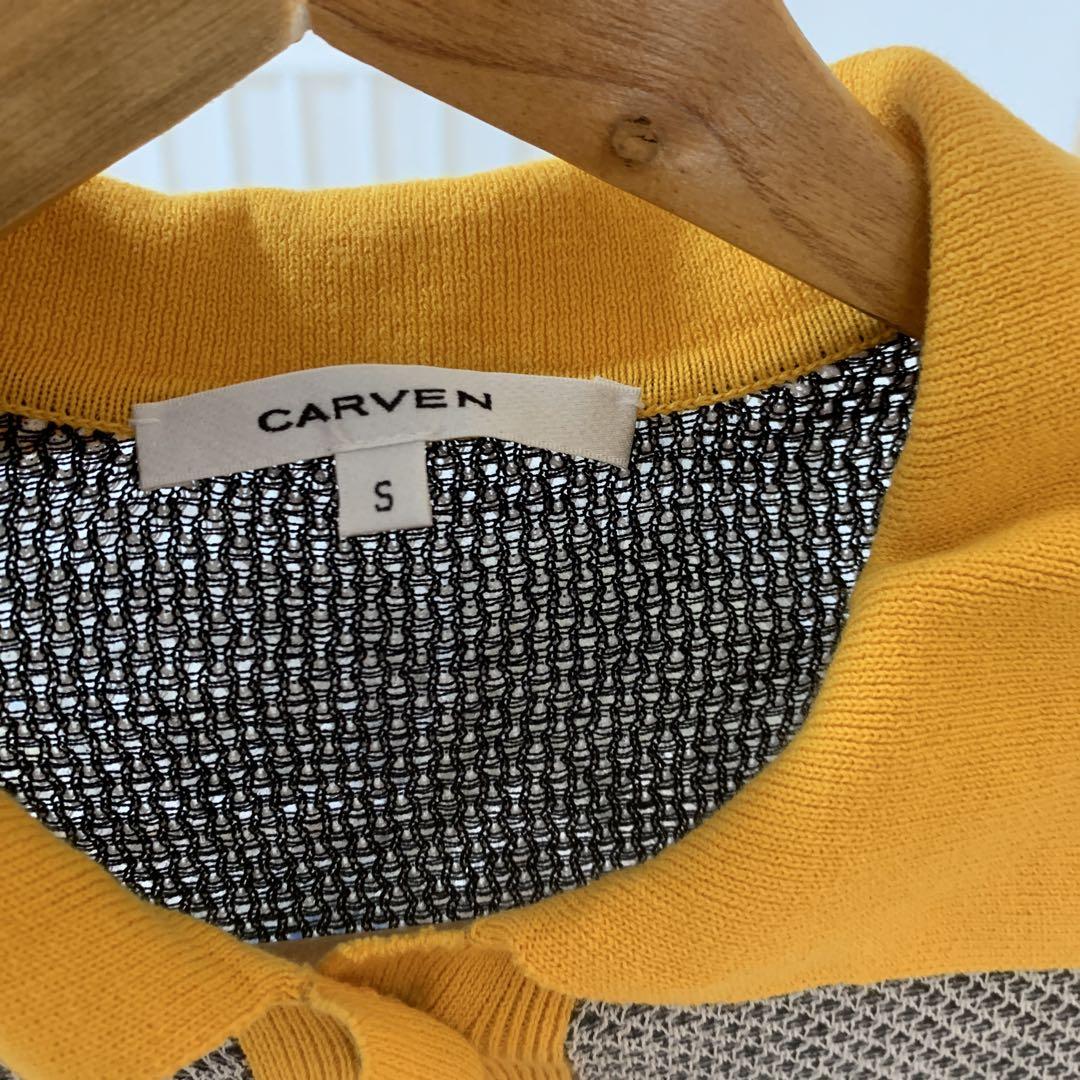 美品　CARVEN メッシュポロシャツ 半袖 S