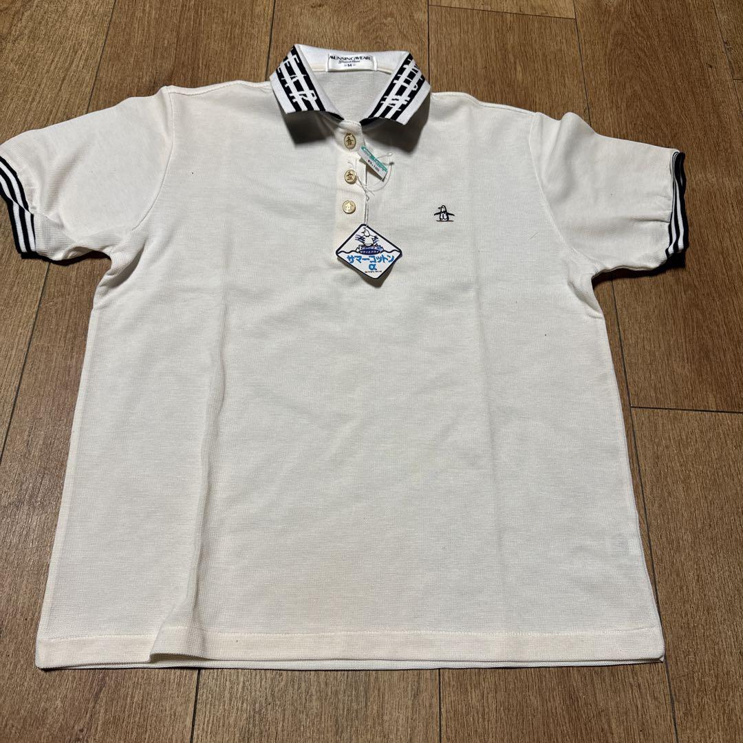 MUNSING WEAR ホワイト ポロシャツ SIZE M - メルカリ