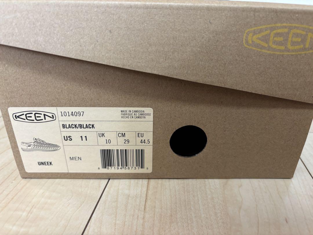 KEEN UNEEK ユニーク ブラック 29cm