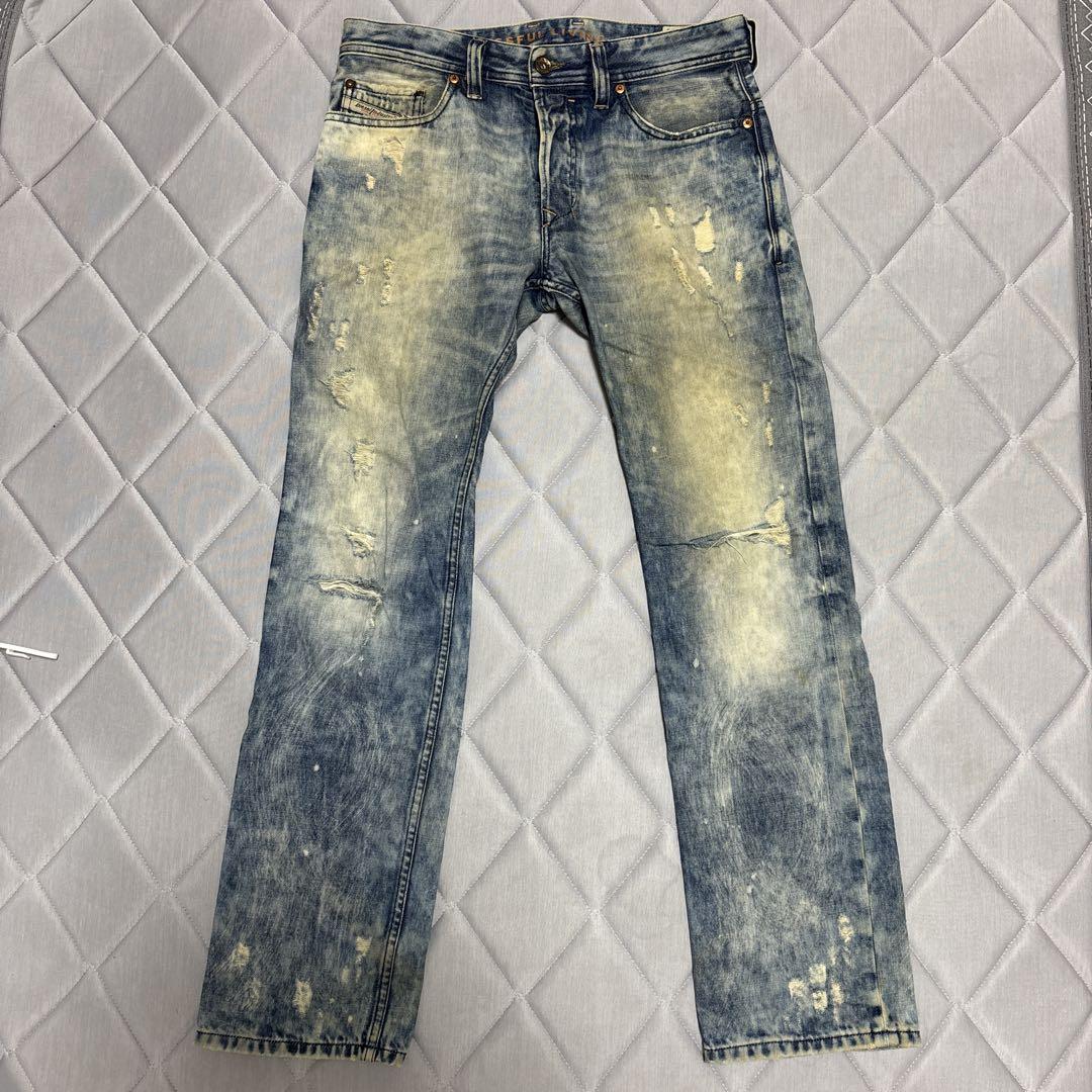 ディーゼル　Diesel デニムパンツ　ジーンズ　ダメージ加工 サイズ30 9,599円