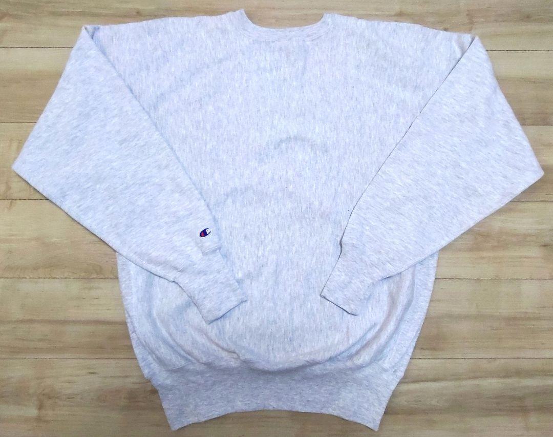 春のコレクション 目なし Championリバースウィーブ 90s 状態良好ふわふわ 刺繍タグ トップス
