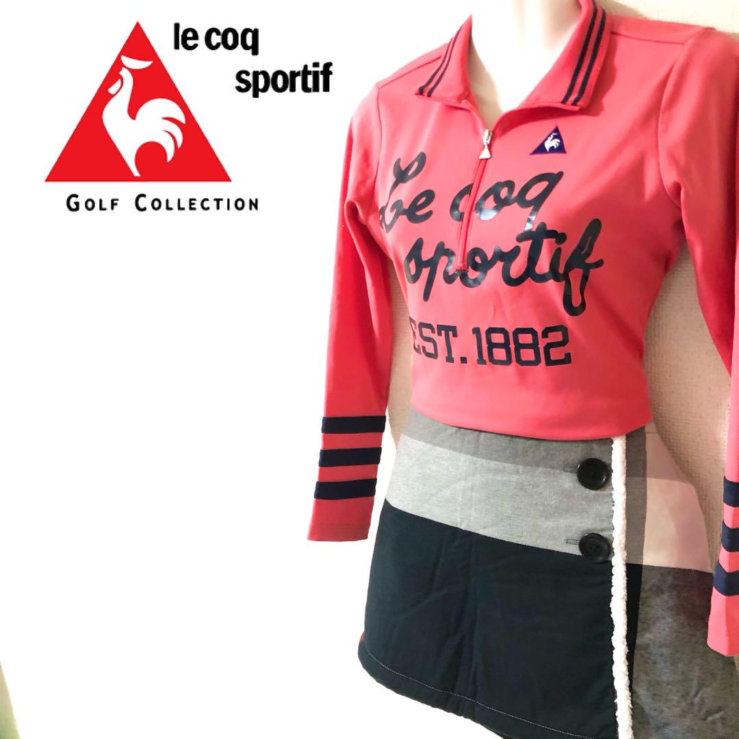 美品！Mサイズ！冬ゴルフ！】le coq GOLFセットアップゴルフ