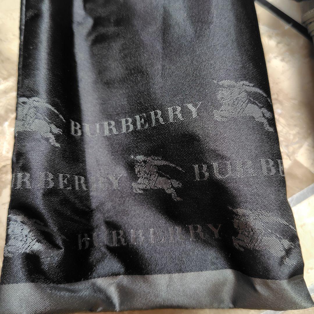【未使用】バーバリー（Burberry）折り畳み傘 黒 男性向け