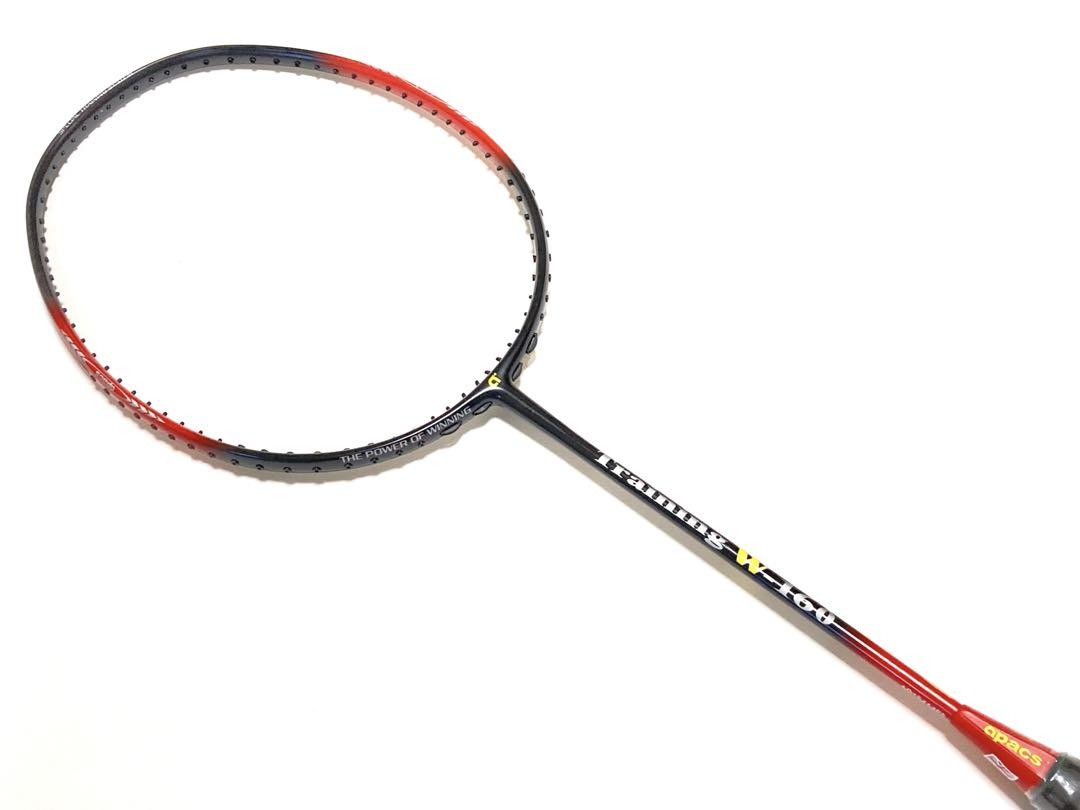 apacs W-160 トレーニング ラケット 160g レッド W160