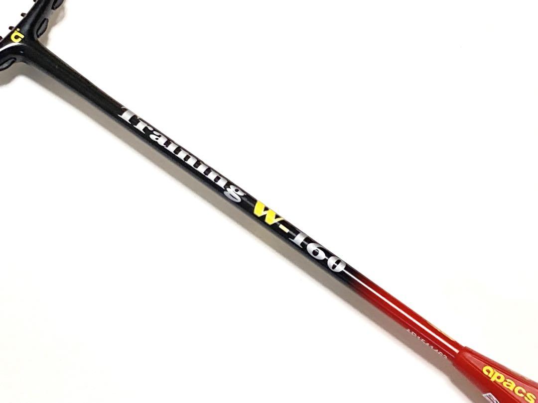 apacs W-160 トレーニング ラケット 160g レッド W160
