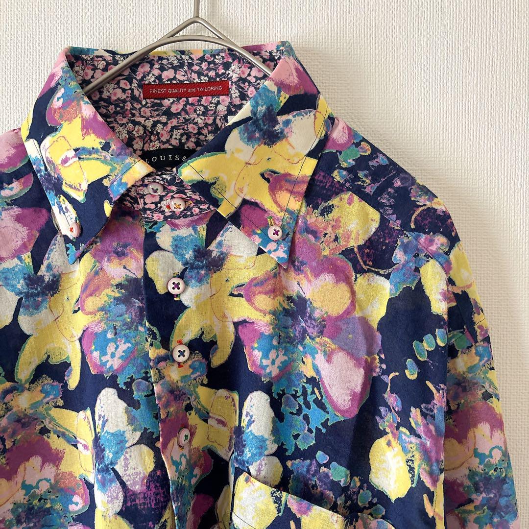 ✔️ LOUIS&CLERK ルイス＆クラーク 花柄 リバティ ブラウス シャツ