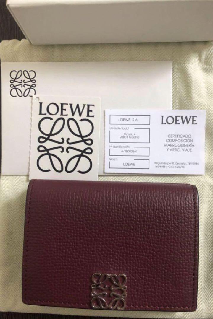 LOEWE 財布 アナグラムトライフォールド　ウォレット