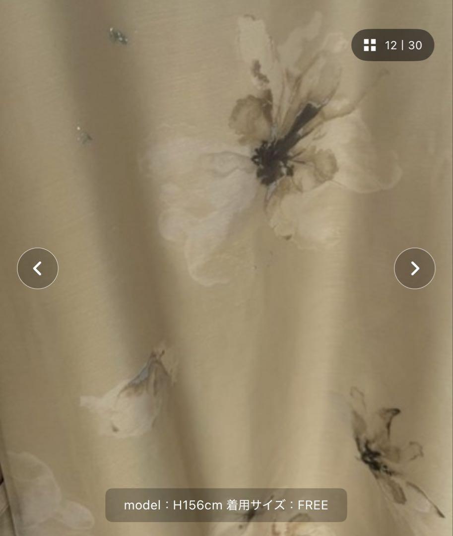 willfully big flower print OP オケージョン　ドレス