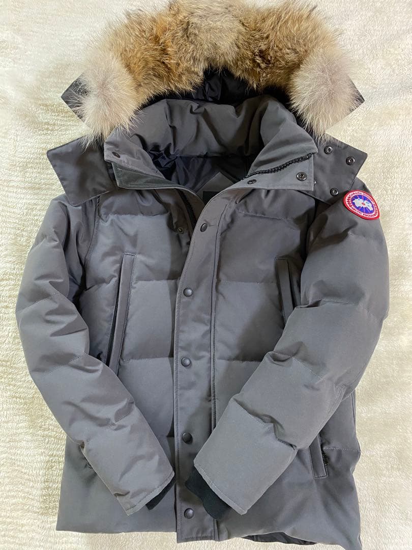CANADA GOOSE カナダグース ウィンダムパーカ ダウン グレーS CANADA GOOSE