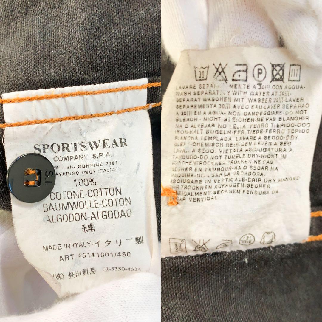 ストーンアイランド デニムシャツ 刺繍ロゴ グラデーション S メンズ コットン メンズ