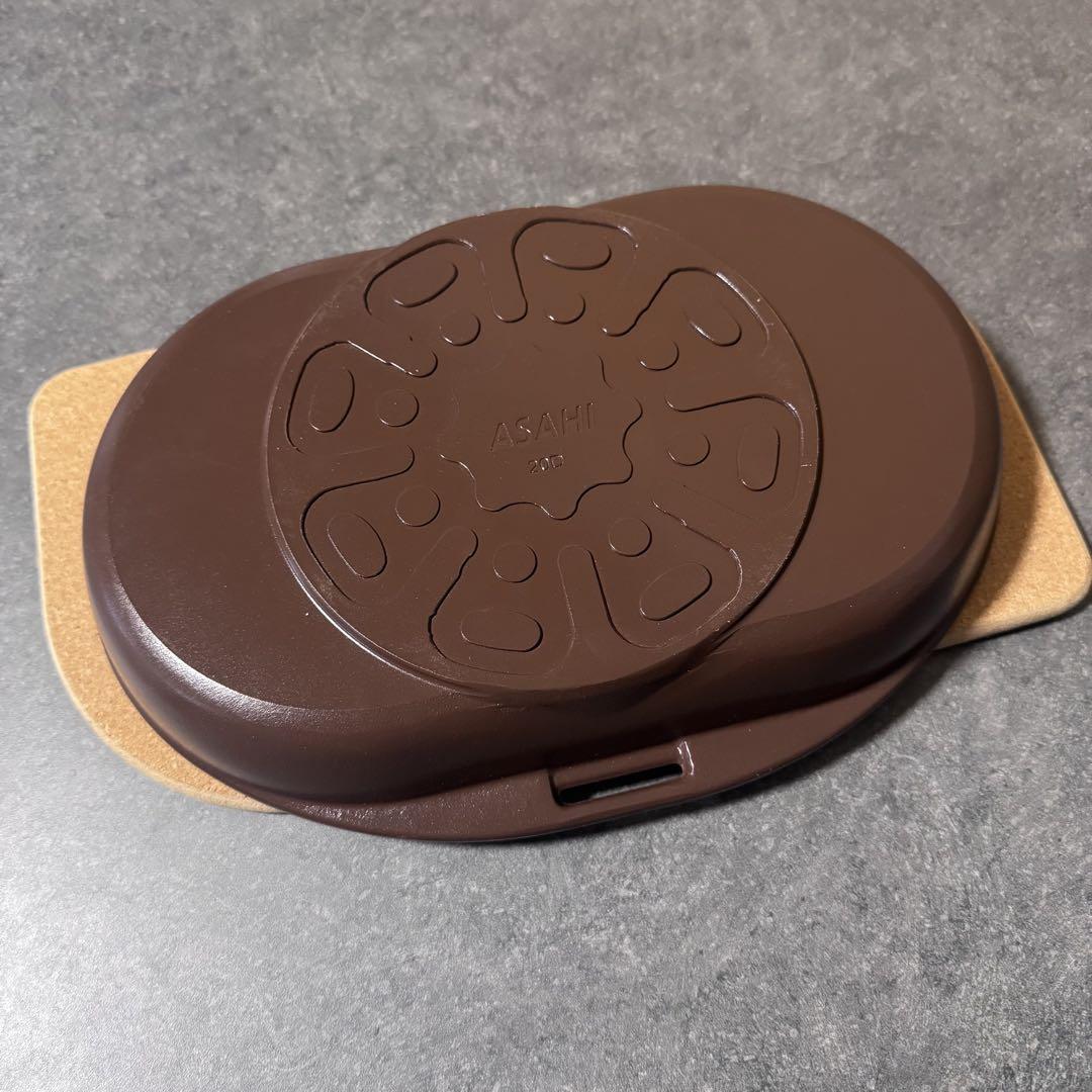 未使用品 アサヒ軽金属 スペースパンワイド ブラウン 調理器具