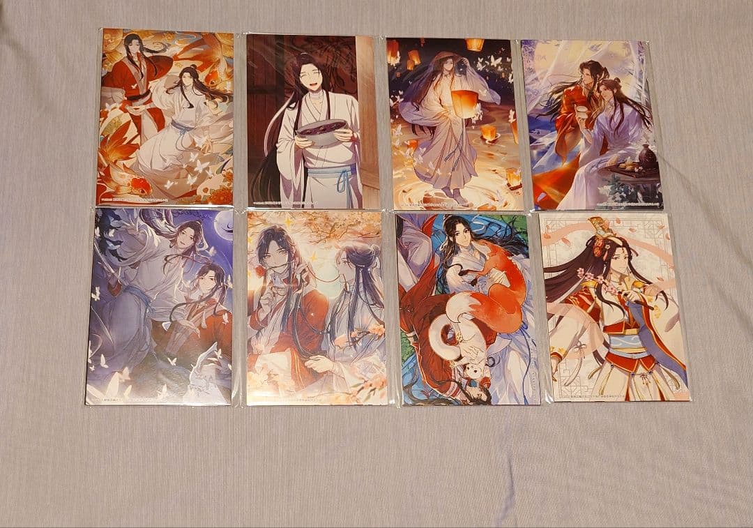 天官賜福 オンラインくじ E賞 イラストカード5枚セット 全種