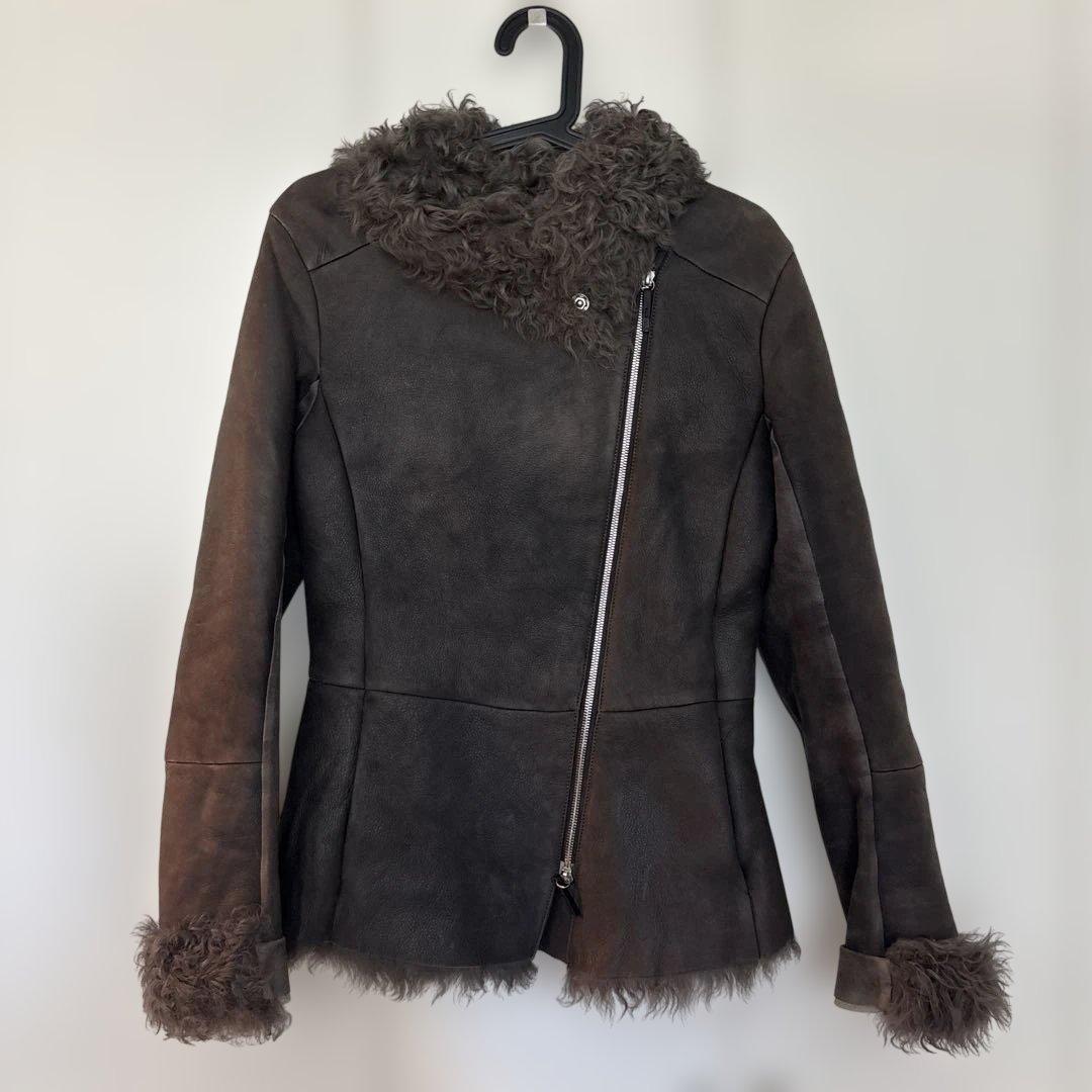 VSP ダークブラウン ムートンコートS VSP