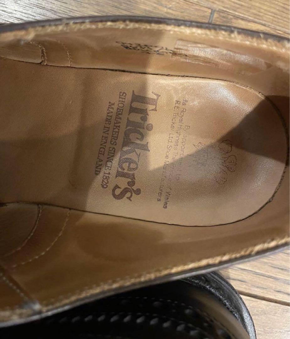 Tricker's トリッカーズ ブラウン ウィングチップ シューズ 7