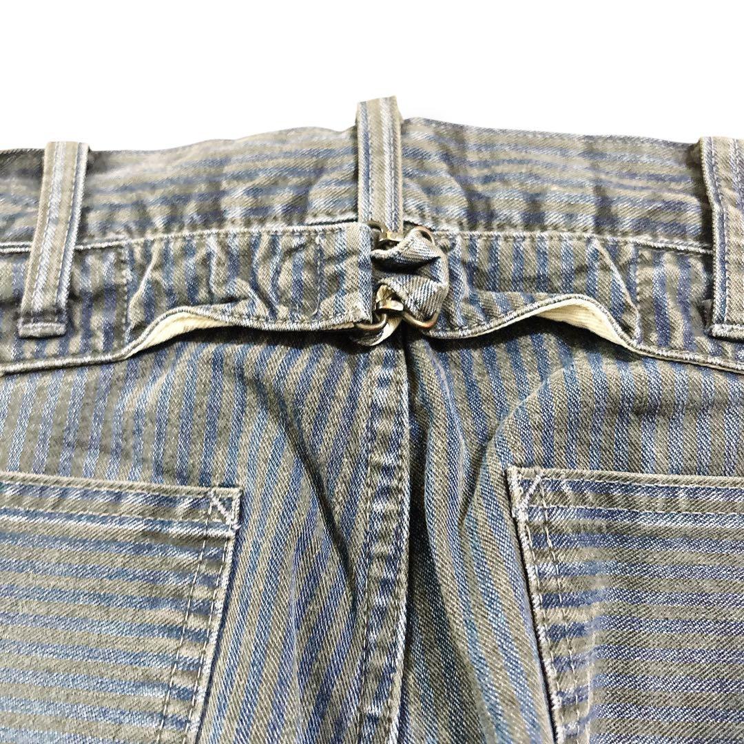 SUGAR CANE ヒッコリーストライプ ワークパンツ Lot.226 W32L・Sugar Cane MERCADOAVALIA_COM_BR