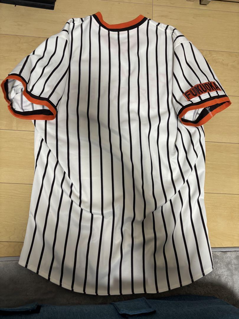 福岡ダイエーホークス ユニフォーム 無地 背番号なし O XL