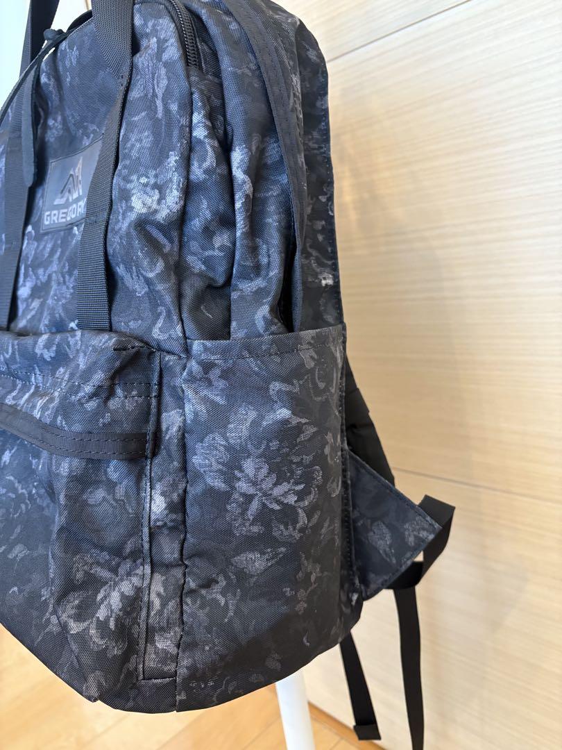【超美品】グレゴリー　イージーピージーデイ　花柄　黒
