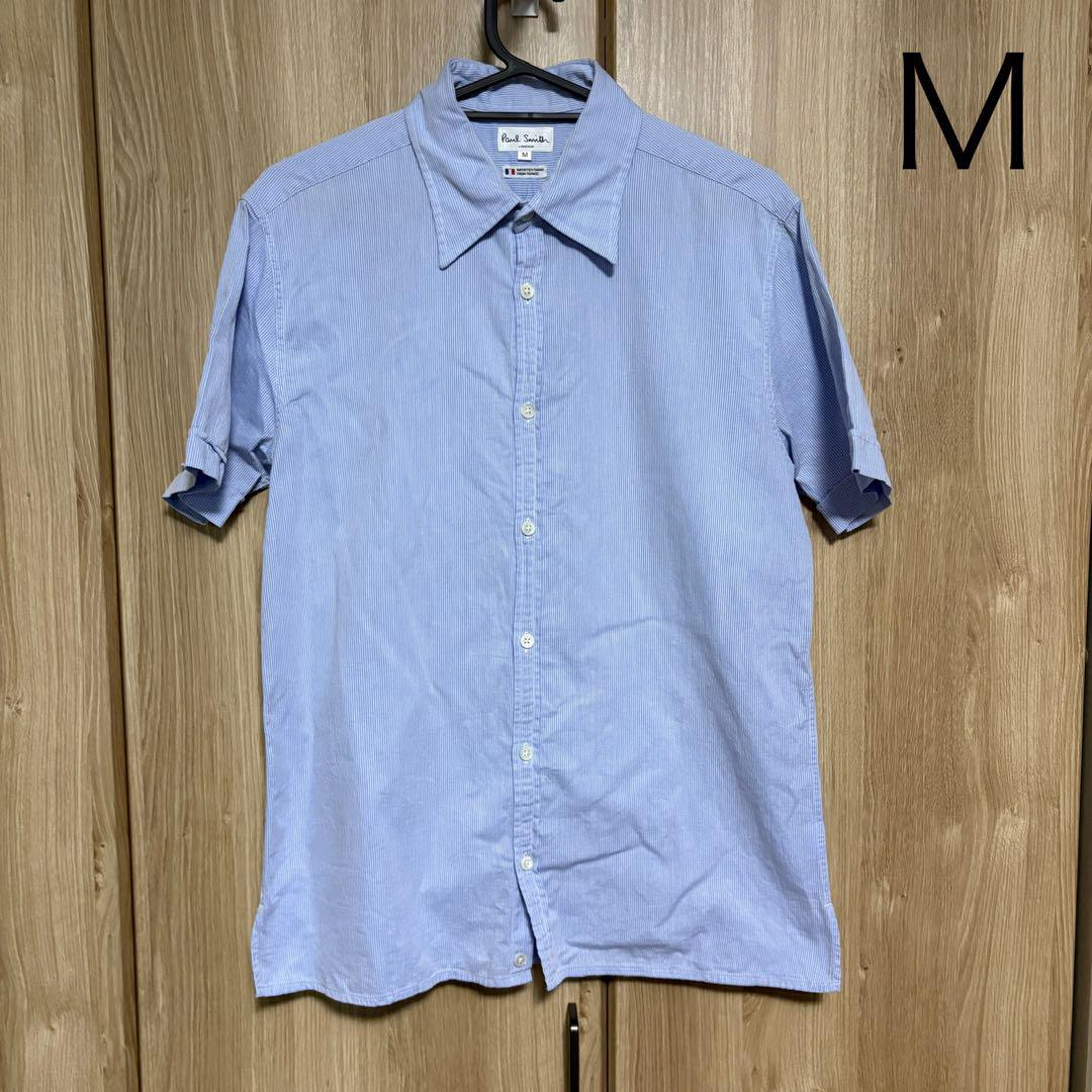 paul smith 紫色 ドット柄 長袖シャツ Lサイズ