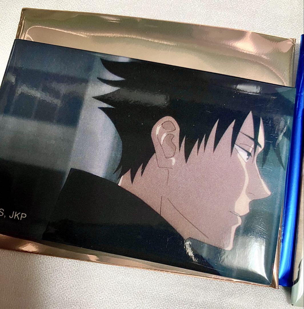 呪術廻戦 PLAZA 場面写TDスクエア缶バッジ 特典クリアカード