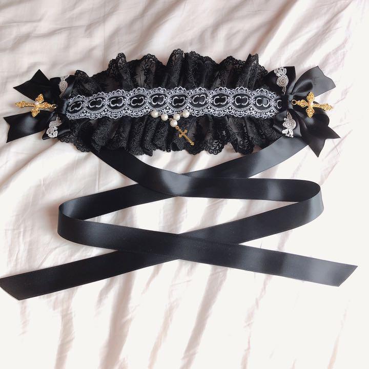 【jun様専用】ゴスロリ 漆黒の十字架ヘッドドレス(¥3,100) , メルカリ スマホでかんたん フリマアプリ