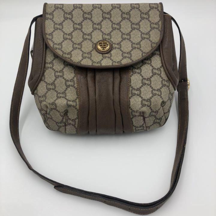 美品　オールドグッチ　GUCCI  GG Plus ショルダーバッグヴィンテージ