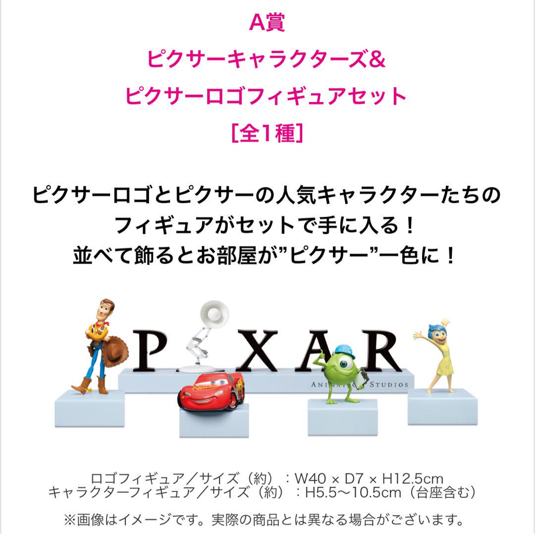 PIXAR  ハッピーくじ　A賞　フィギュア　G賞　キャンバスボード ピクサーハッピーくじA賞PIXAR キャラクター & G賞キャンバス