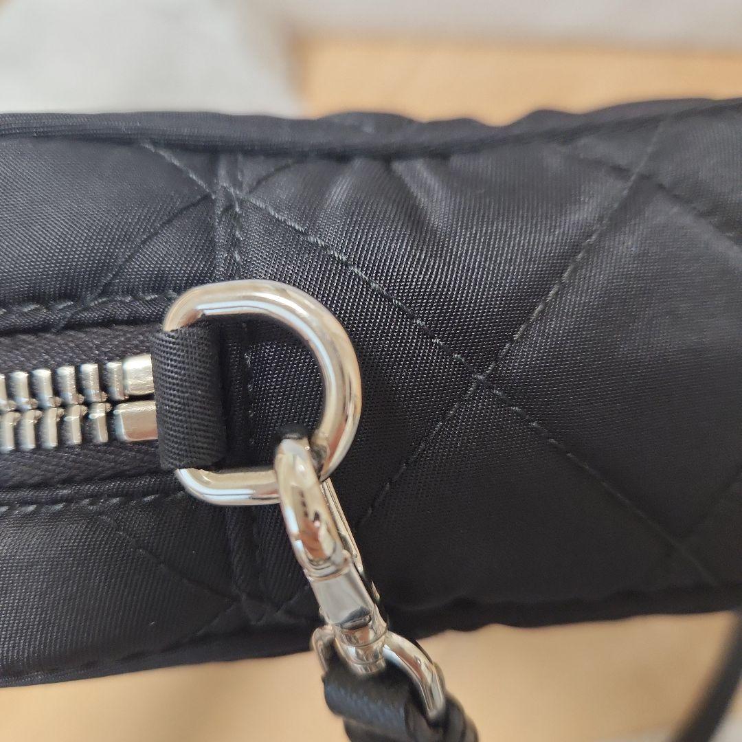 PRADA プラダ ナイロン ブラック シルバー金具 2WAY チェーン 画像6