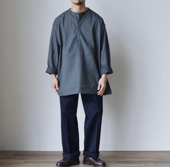 在庫あ特価 希少 スリーピングシャツ Olive Gray 54 OSgca-m95363685807 デッド 70s ロシア軍 正規店お得
