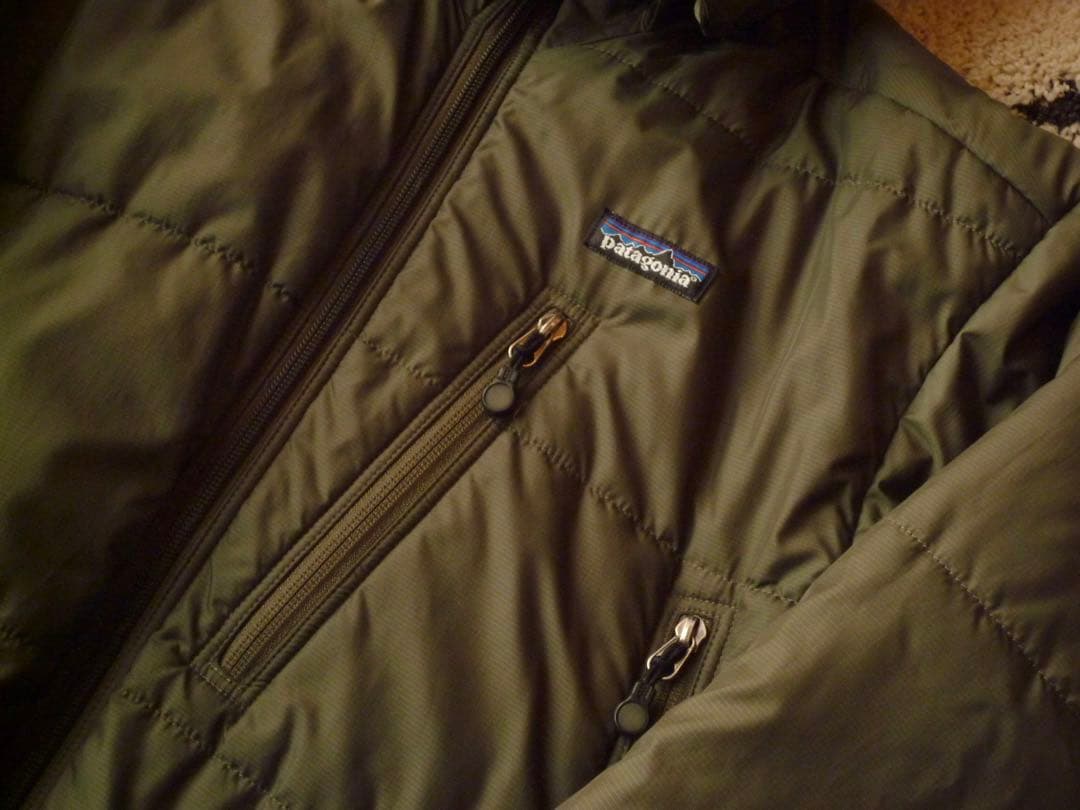 Patagonia パフジャケット Ssizeオリーブグリーン Patagonia パフジャケット Ssizeオリーブグリーン