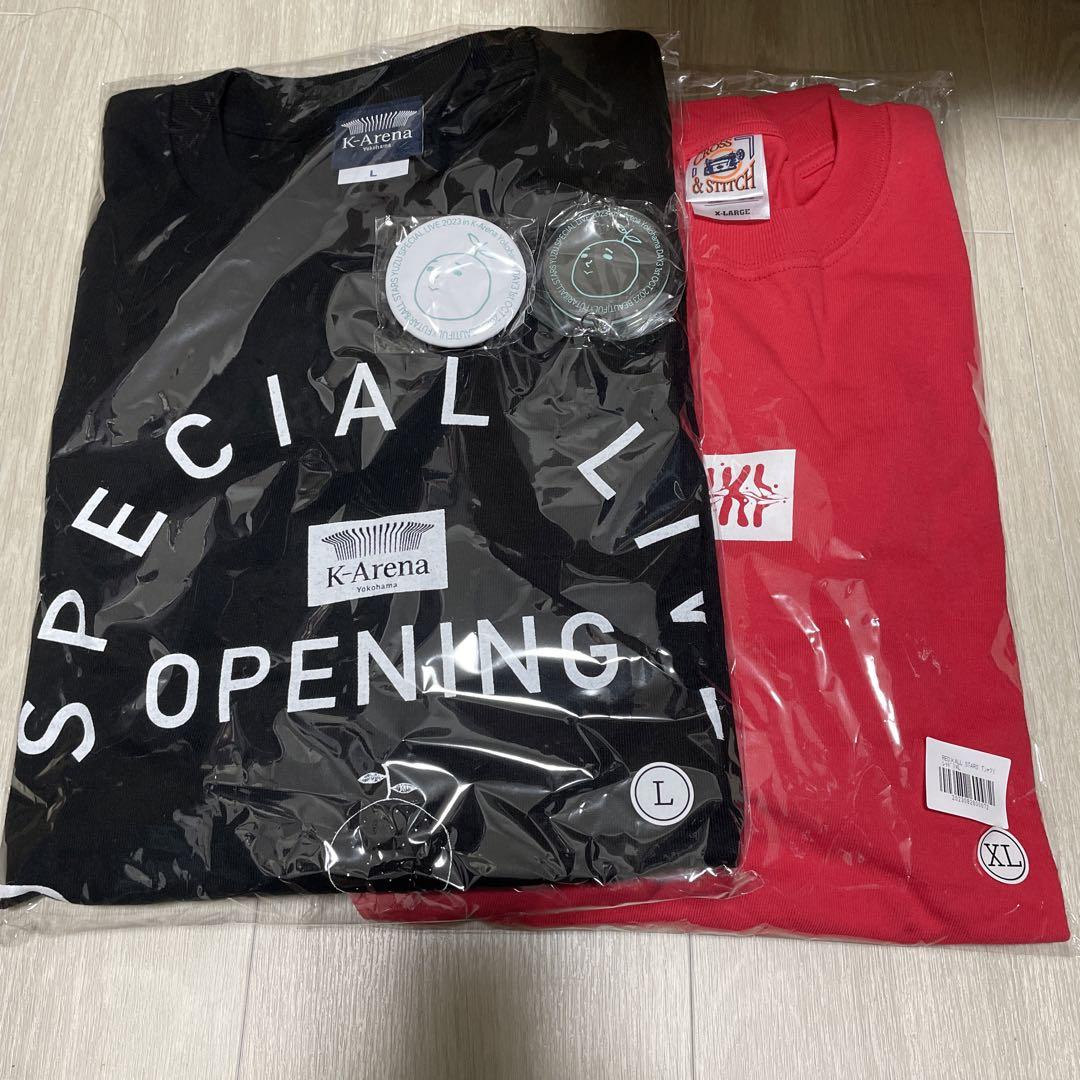 ゆず　Kアリーナ　Tシャツ&バッチ