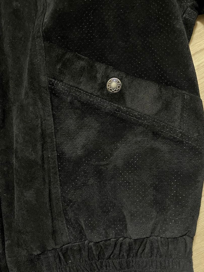 スエードレザージャケット 羊革豚革M