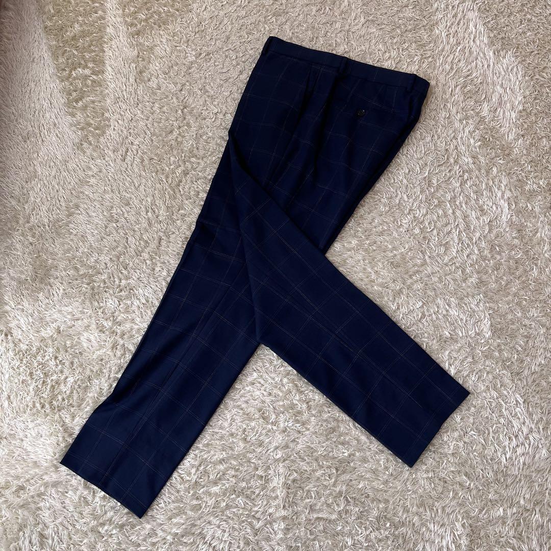 ☆美品☆ZARA ザラ　スーツセット　52XL　ネイビー、ウインドウぺン
