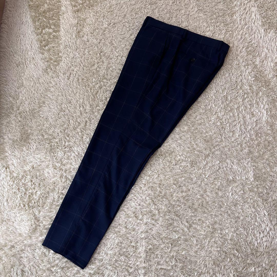 ☆美品☆ZARA ザラ　スーツセット　52XL　ネイビー、ウインドウぺン