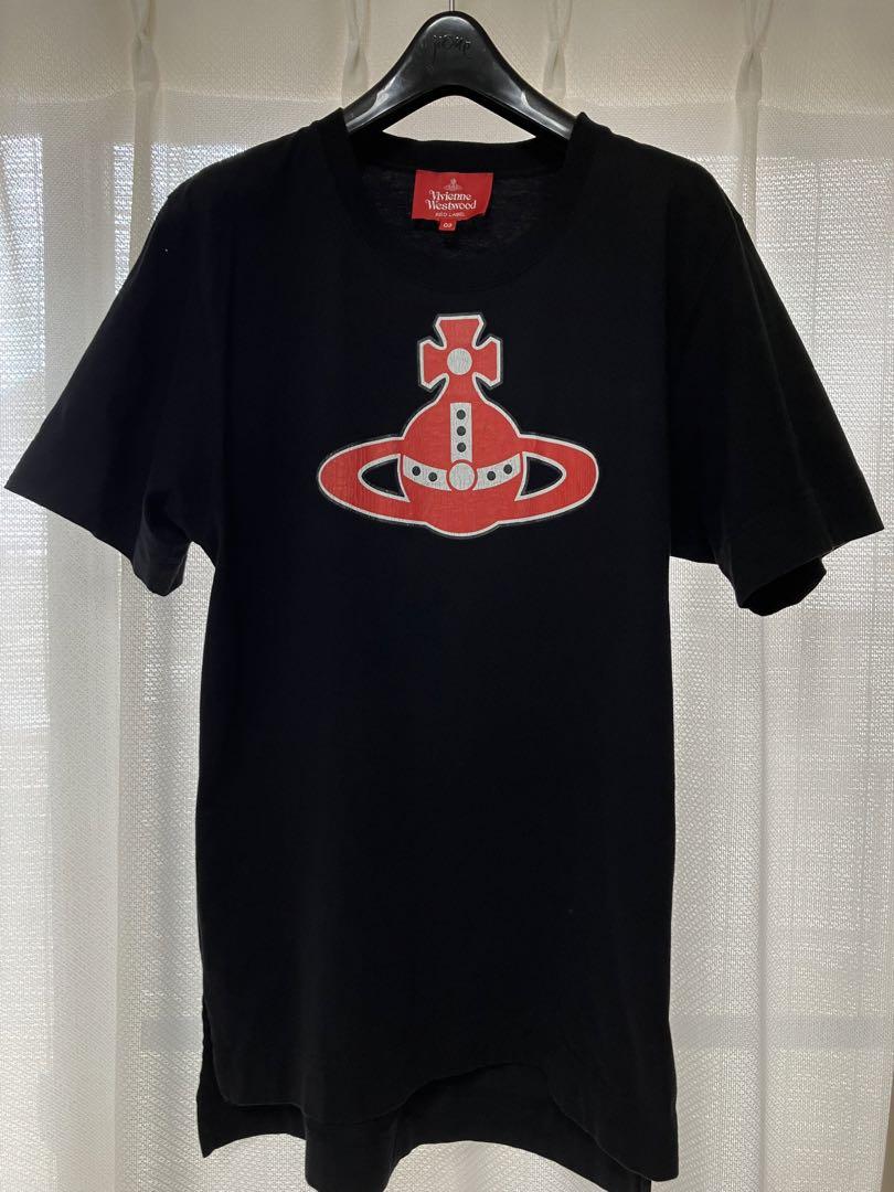 【オープニングセール】 Vivienne Westwood ブラック 半袖Tシャツ ＊綿100 トップス