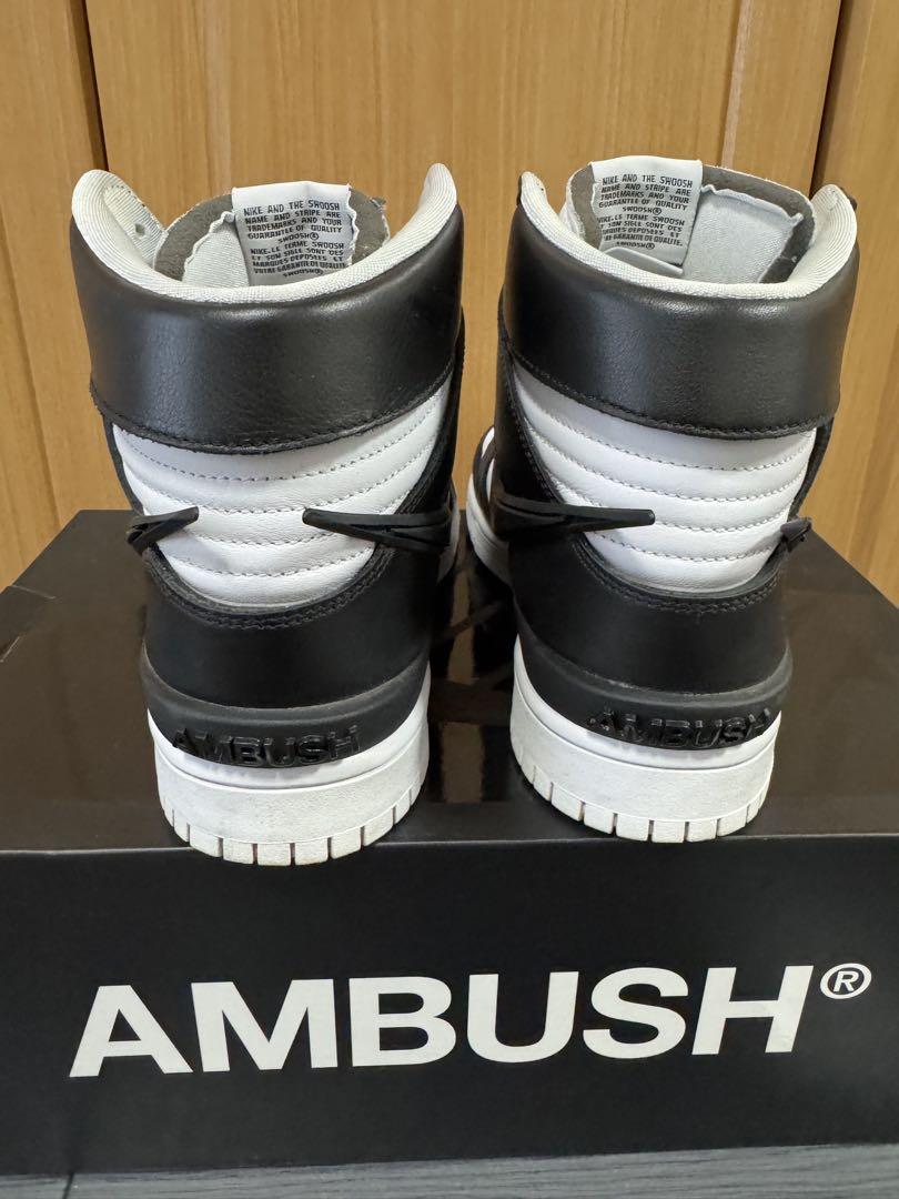 NIKE dunk アンブッシュ　ナイキ　ダンクハイ ブラック 28cm