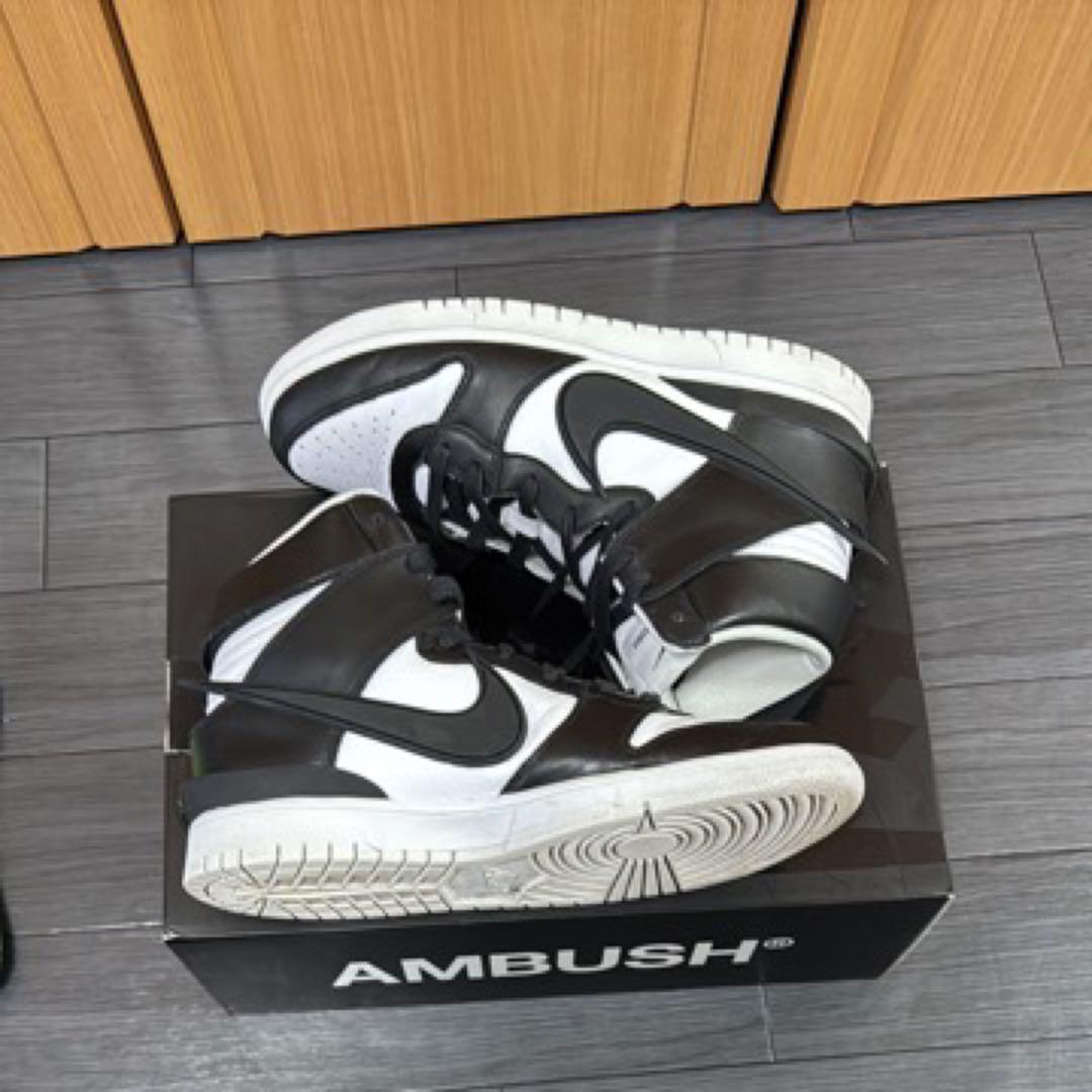 NIKE dunk アンブッシュ　ナイキ　ダンクハイ ブラック 28cm