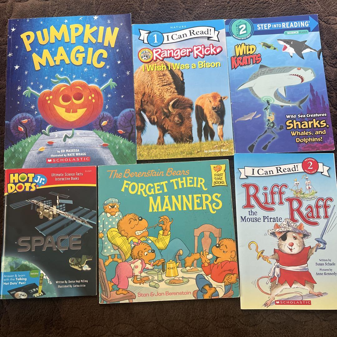 英語絵本 洋書6冊セット まとめ売り English kids books - メルカリ