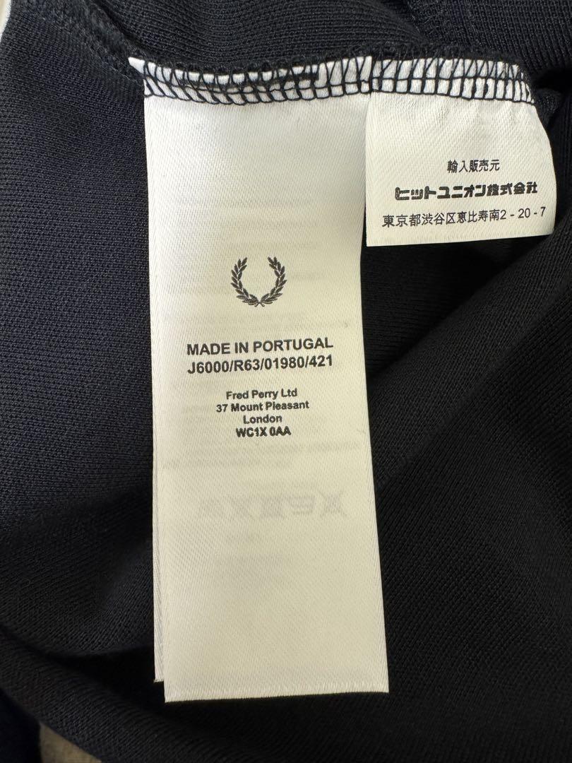 【美品】FRED PERRY ブラック トラックジャケット L