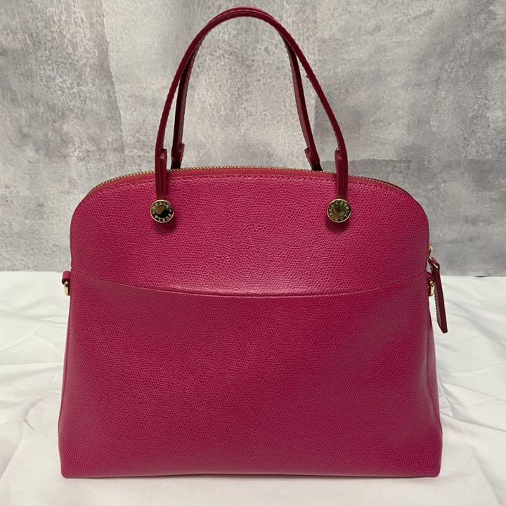 好評人気 美品 パイパー M ピンク レザー Yxgi4-m95383067403 FURLA 2way ショルダーバッグ 格安お得