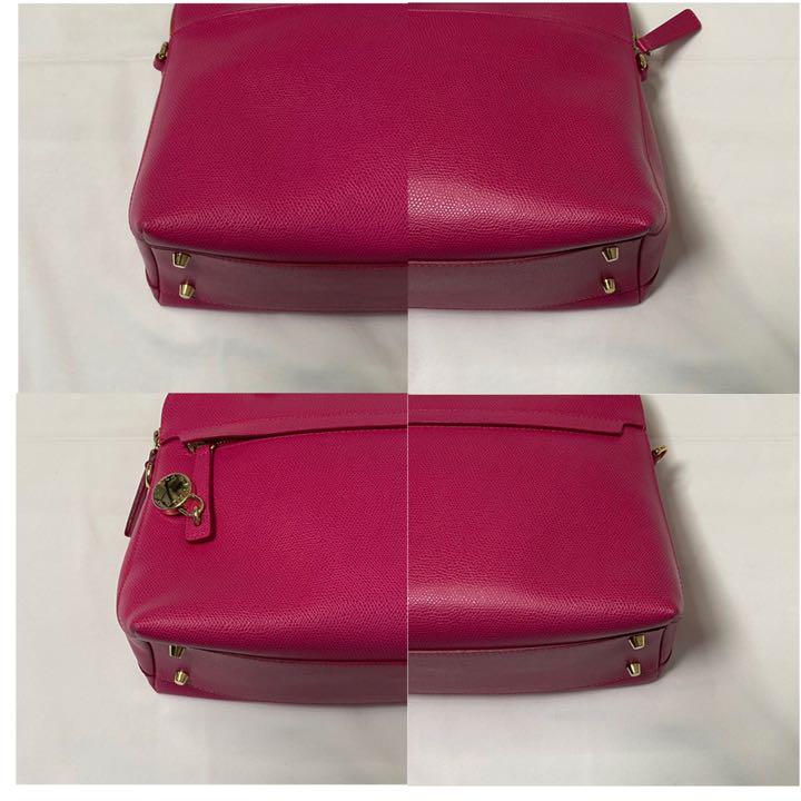 好評人気 美品 パイパー M ピンク レザー Yxgi4-m95383067403 FURLA 2way ショルダーバッグ 格安お得