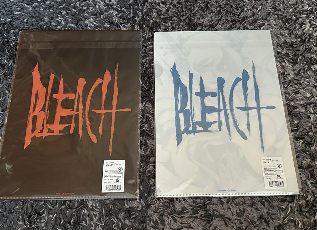 新品未開封】BLEACH EX 原画展 クリアファイル 黒崎一護・朽木