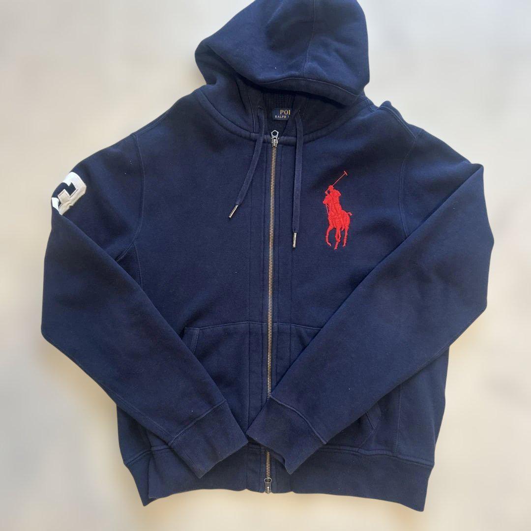 Polo Ralph Lauren ネイビー パーカー M