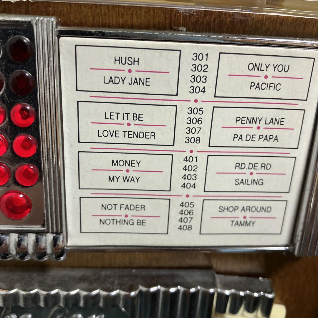 ジュークボックス　ラジカセ　ラジオ　FM AM カセット　ビンテージ　レトロ