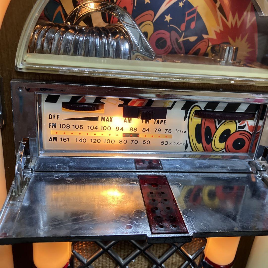 ジュークボックス　ラジカセ　ラジオ　FM AM カセット　ビンテージ　レトロ