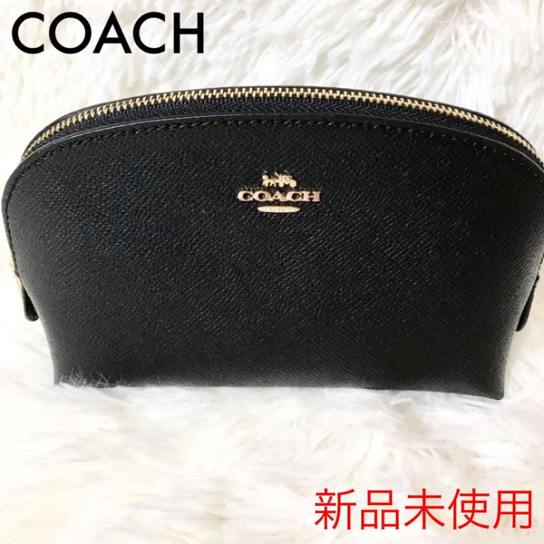 コーチ coach 化粧ポーチ コスメポーチ 新品未使用 ブラック 【65%OFF!】 コーチ coach 化粧ポーチ コスメポーチ 新品未使用 ブラック 【65%OFF!】