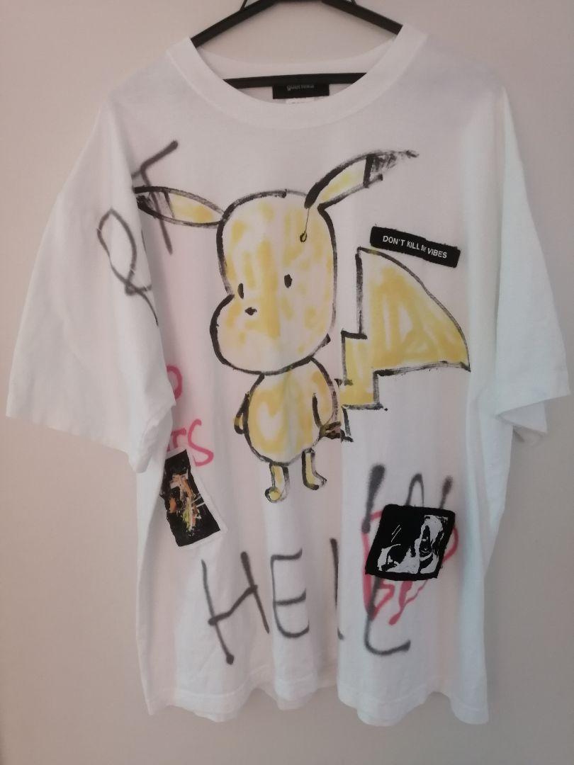 guernika ゲルニカ ブラック スヌーピーデザイン 半袖Tシャツ