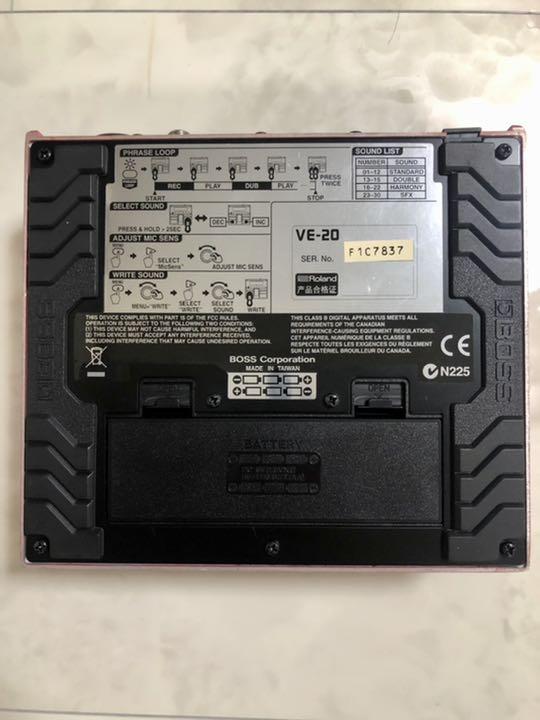 新作在庫あ VE-20 ボーカルエフェクター ZpbjN-m95390113445 BOSS 新品再入荷