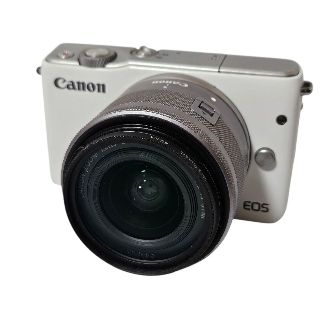 Canon ミラーレス一眼カメラ EOS M10 レンズキット　ホワイト